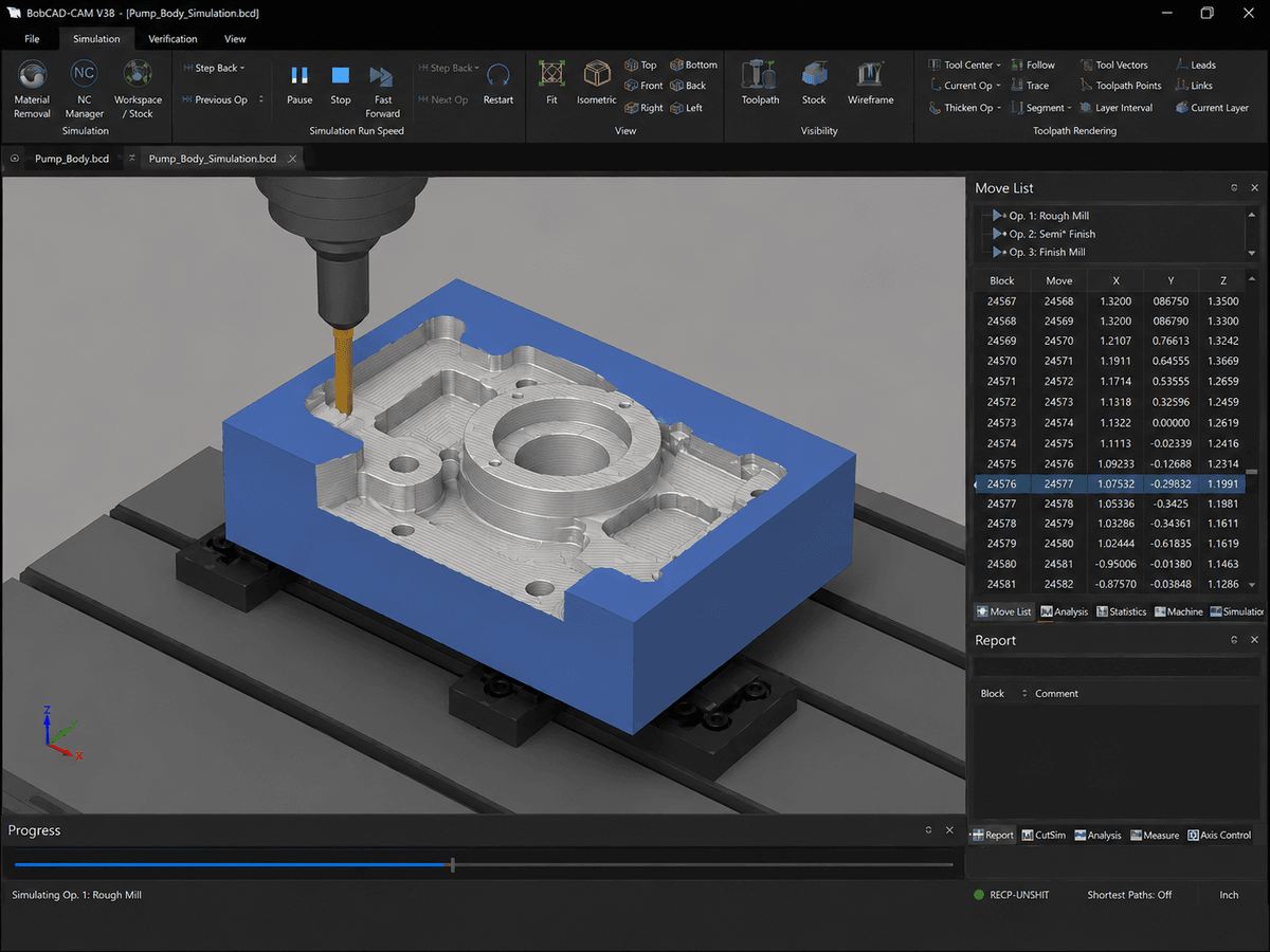 BobCAD Machine Simulation