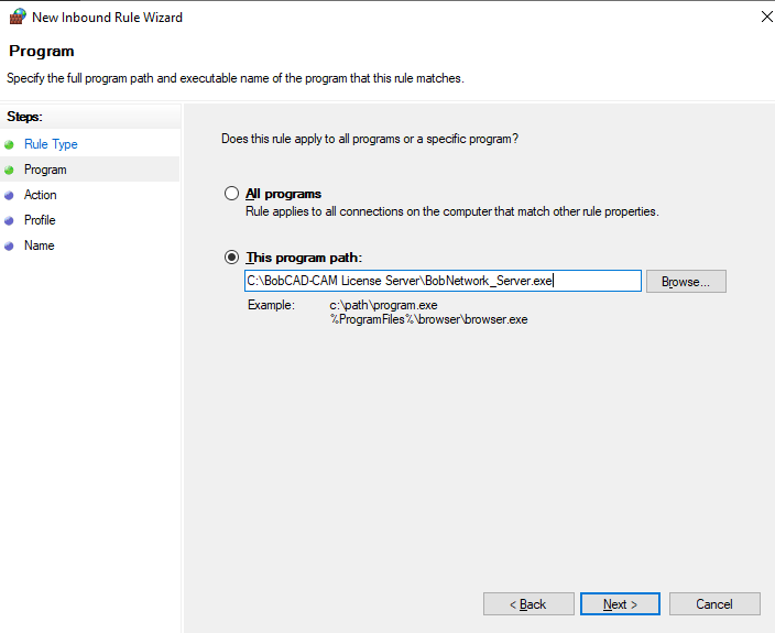 A screenshot of a computer program Description automatically generated